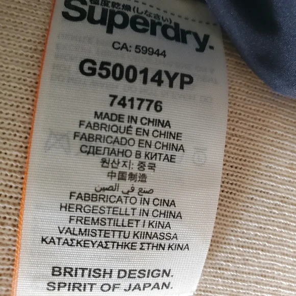 SUPERDRY Evie wool bomber. Size medium - Picture 11 of 15
